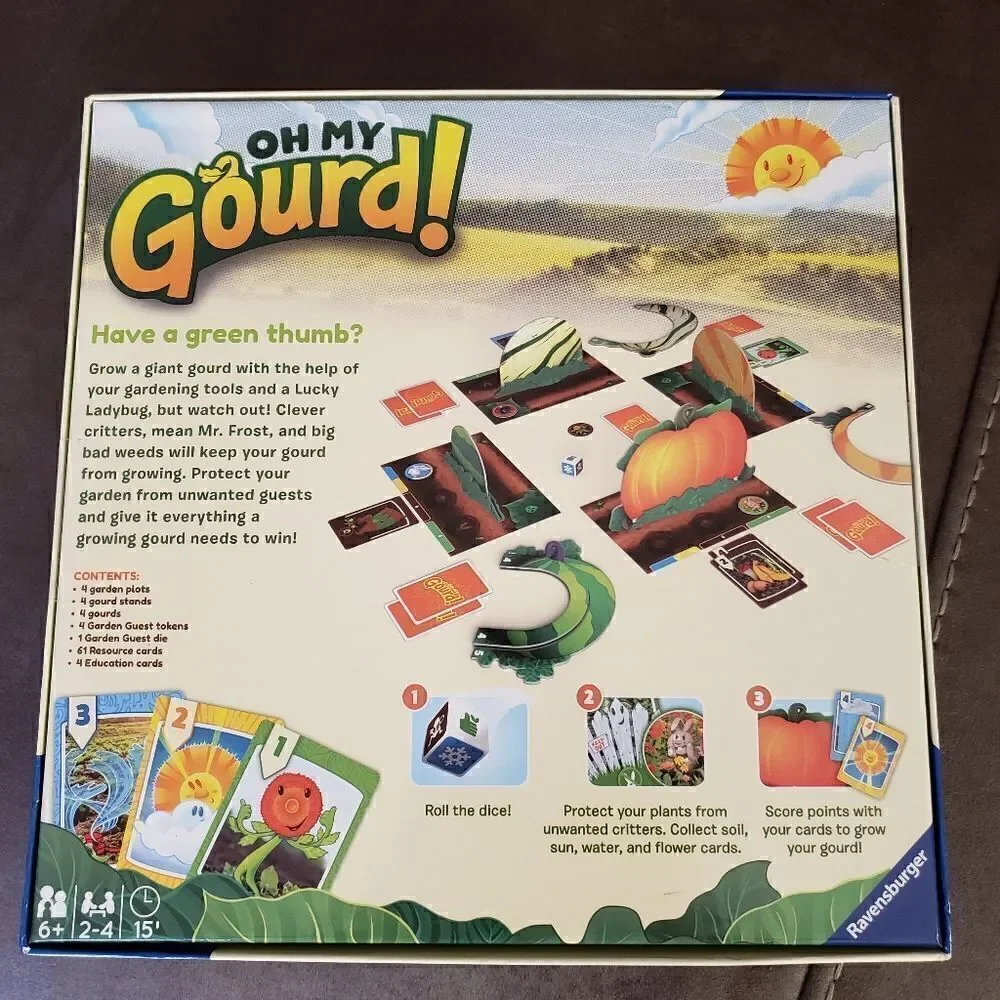 Oh My Gourd! Ravensburger Growing Board Game